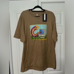 NWT!! Converse XXL Tan Graphic T-Shirt!